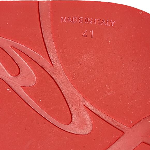 Christian Louboutin Loubi Flip Studded Flip Flops in Black - Picture 9 of 16